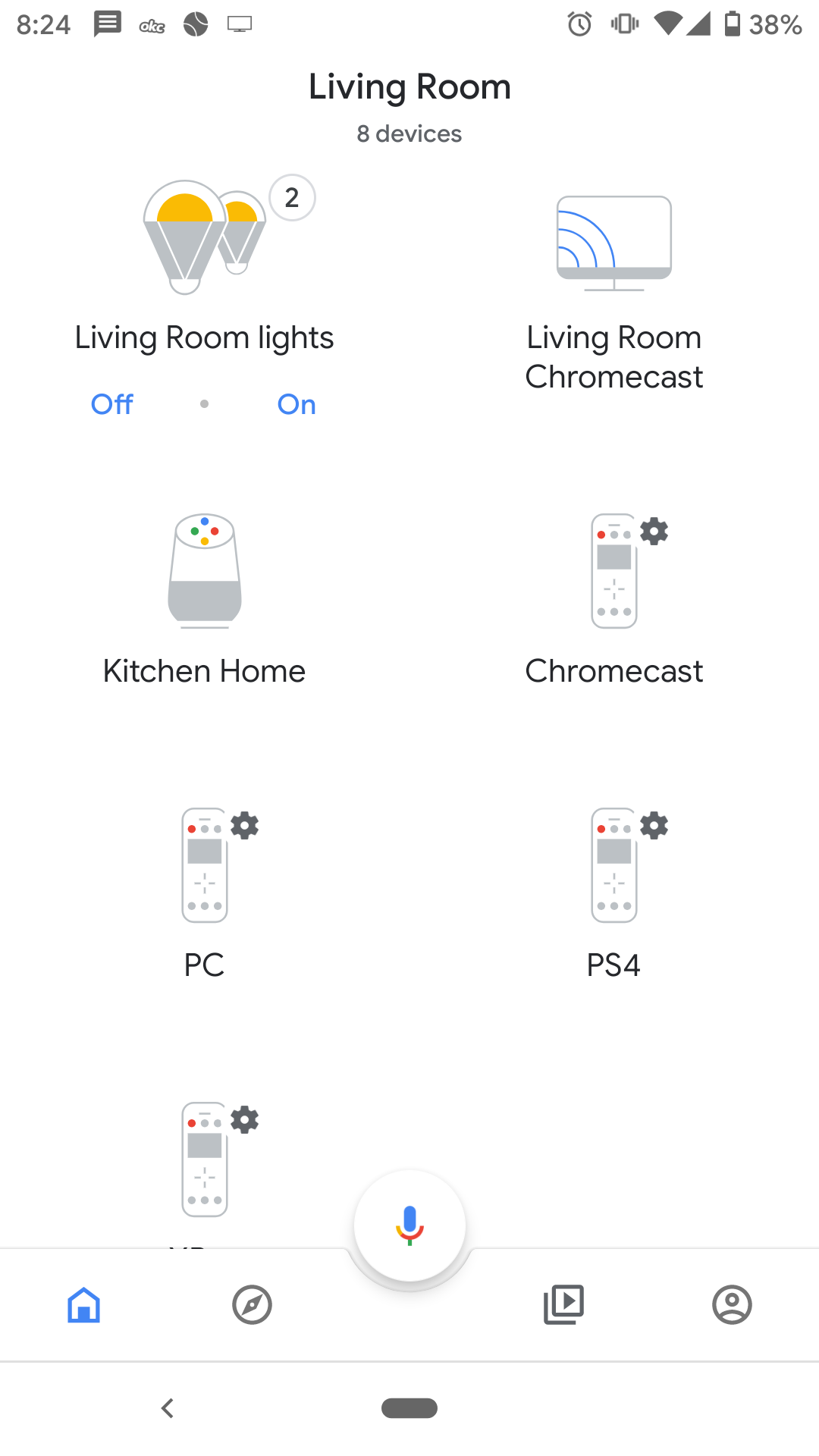 google assistant harmony commands