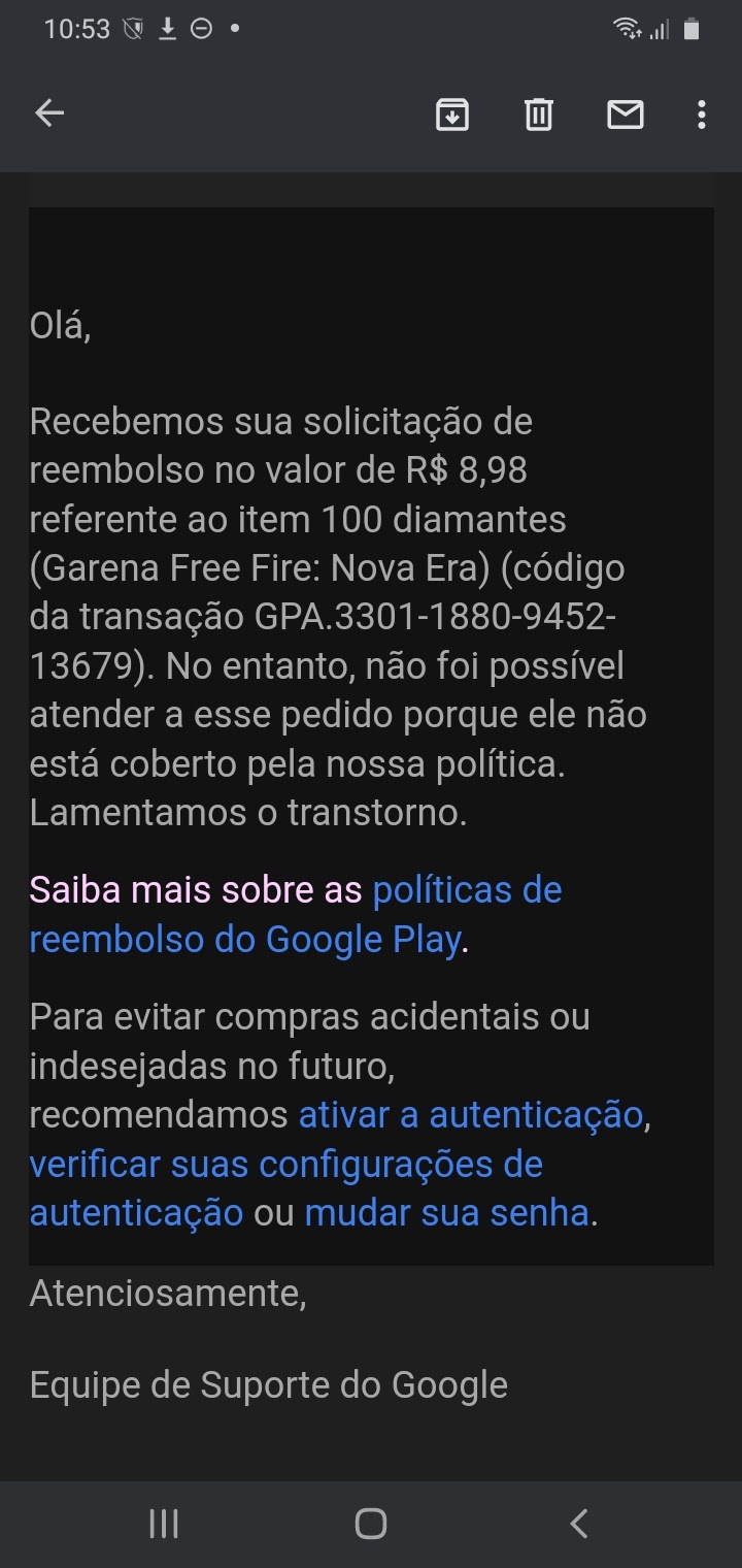 Comprei e não gostei! Você pode pedir reembolso na Play Store - Canaltech