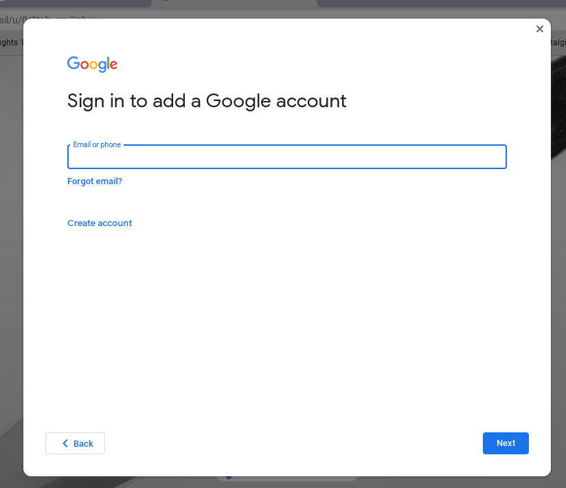 Why does Google need an account?