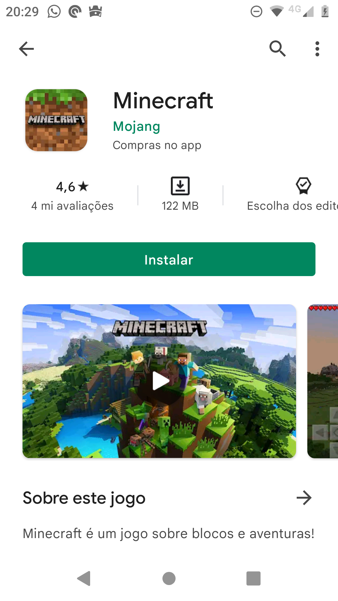 Não consigo atualizar um jogo. - Comunidade Google Play