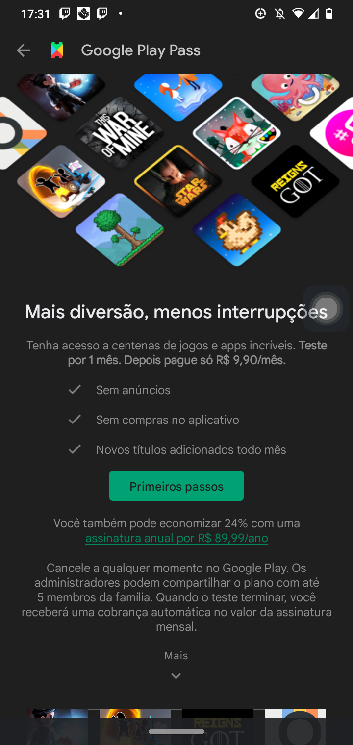 Google Play Pass expande catálogo e passa a oferecer mais de 800