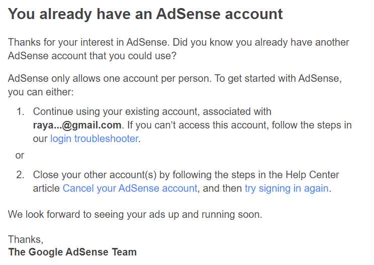 Can you use one bank account in many adsense accounts