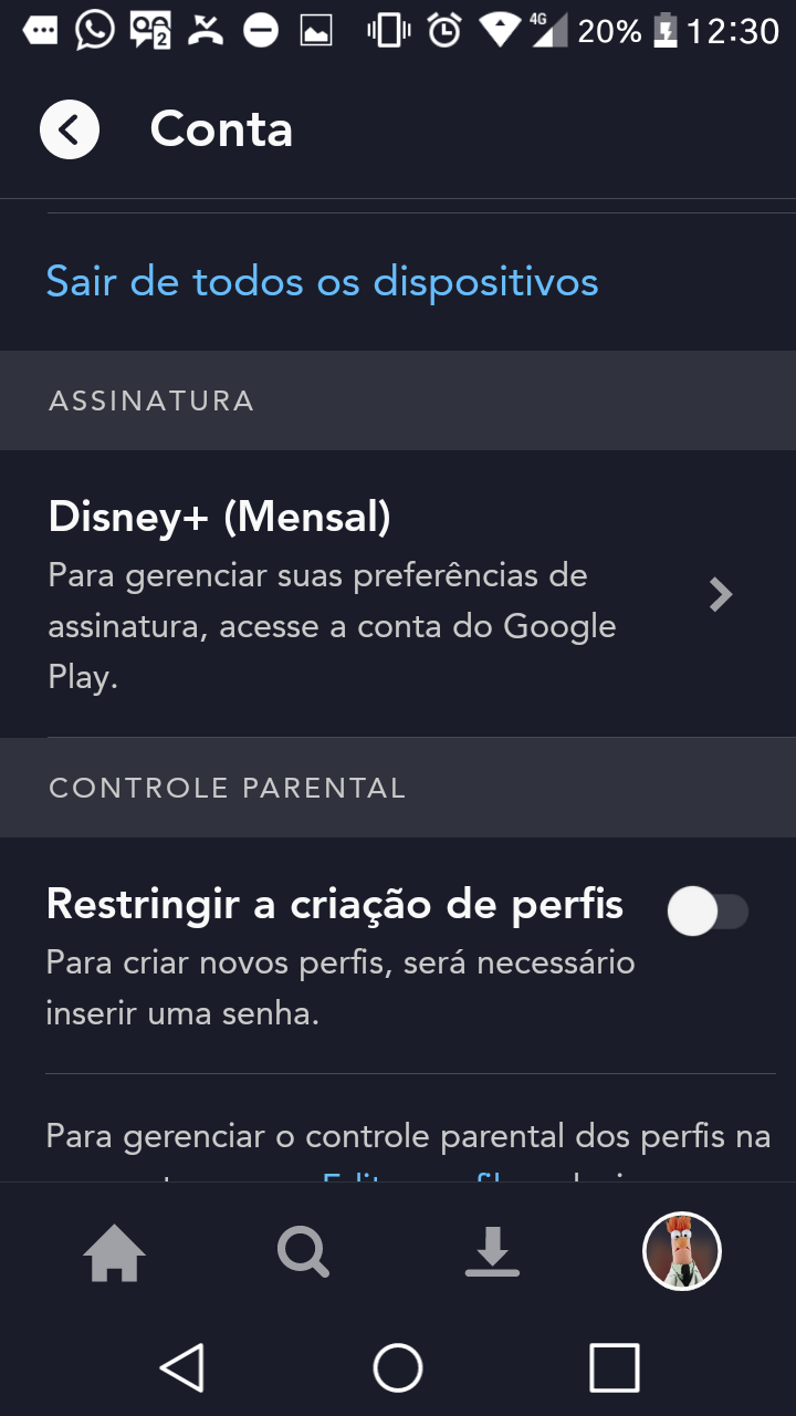 Quero meu reembolso do disney+, porque já havia cancelado a assinatura,no  entanto o app não cancelou - Comunidade Google Play