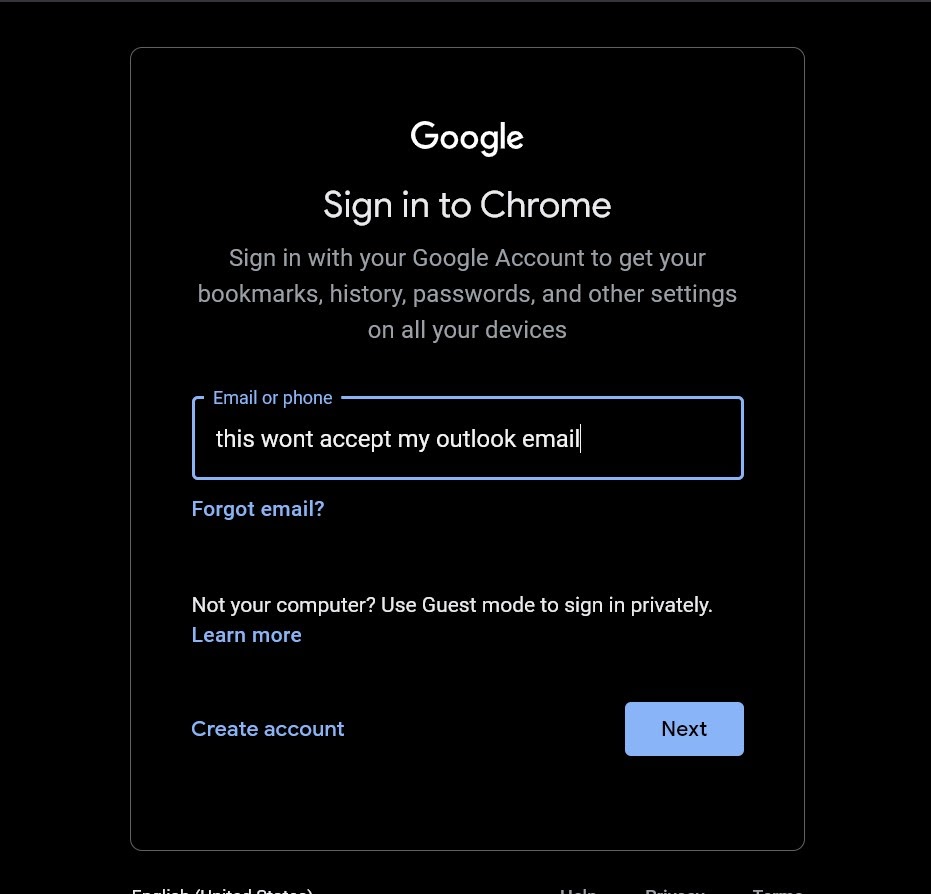 How do I sign in with my Google email?