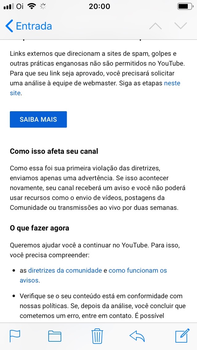 tá, e eu que fui banida pq o cara tava spammando TÁ ( e geral do