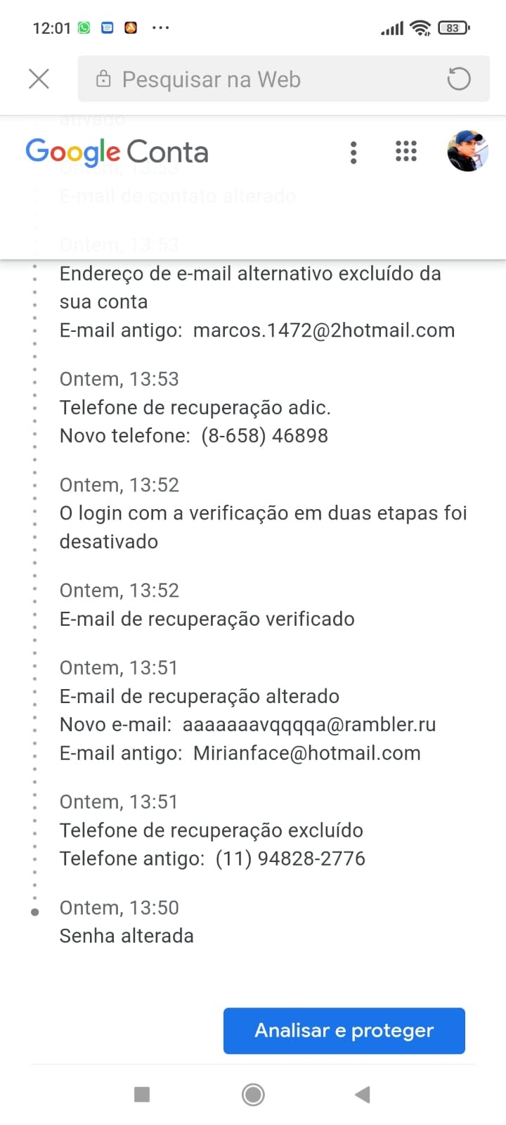 Gente minha conta foi hackeada alguém me ajuda por favor 😭