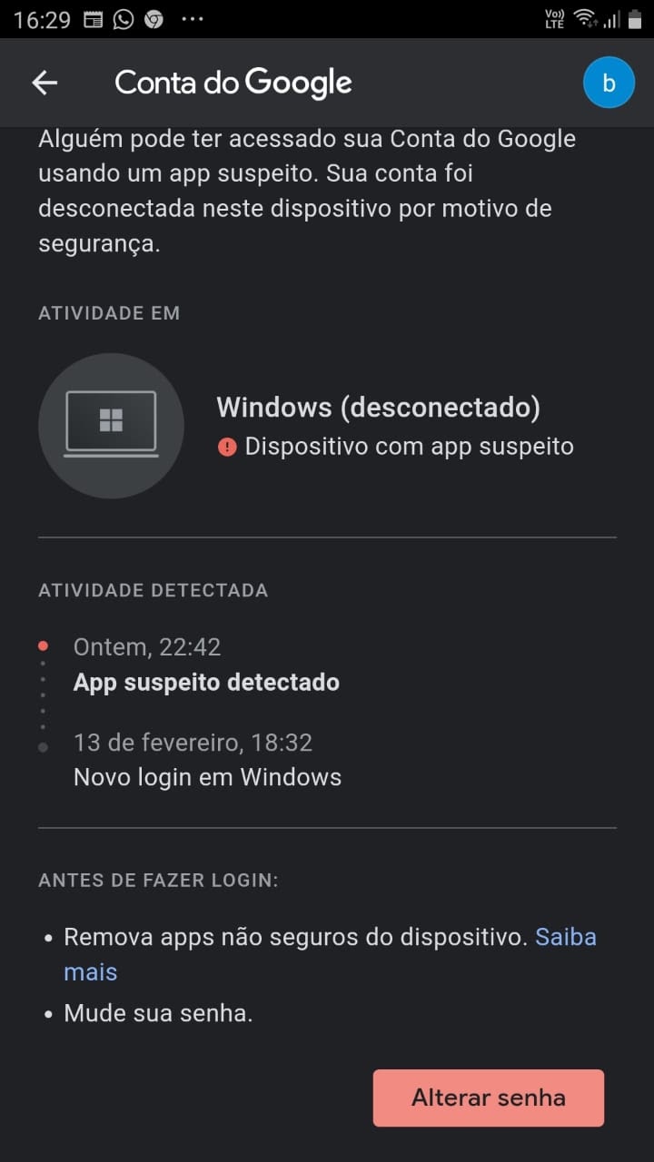 Gente minha conta foi hackeada alguém me ajuda por favor 😭