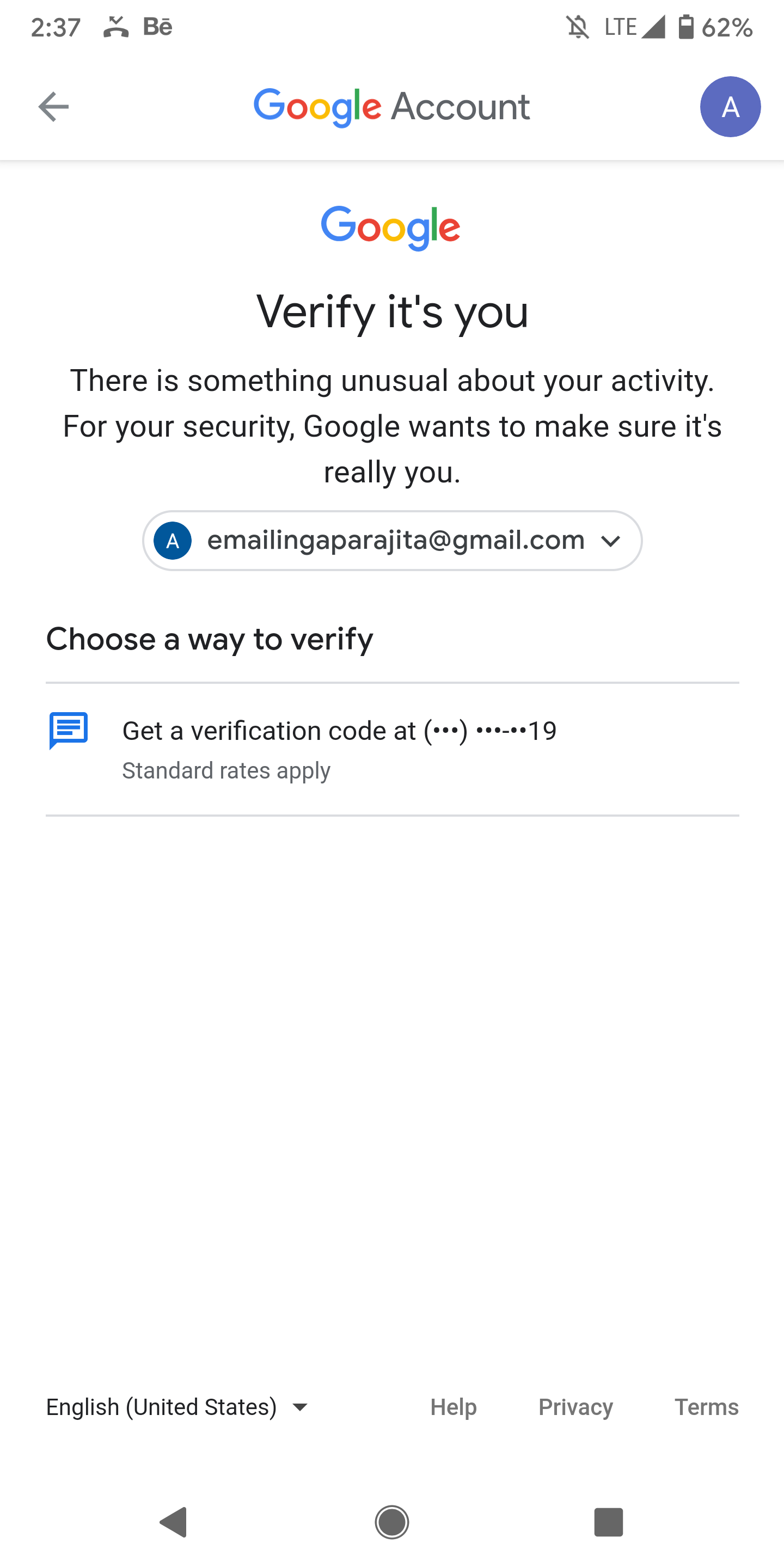 change phone number on gmail