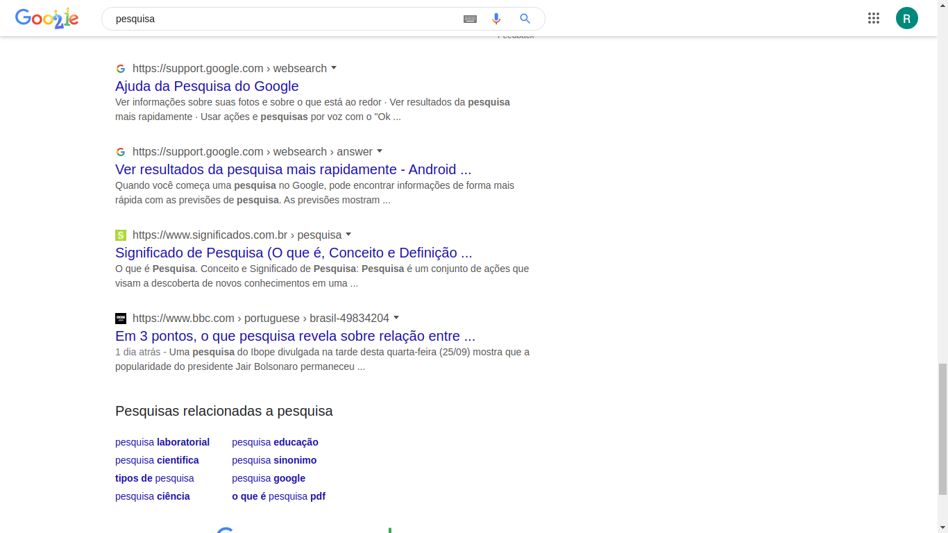 Faço pesquisa no Google e as respostas das pesquisas vem em escritas  diferentes e toda sublinhada - Comunidade Pesquisa Google e Google  Assistente