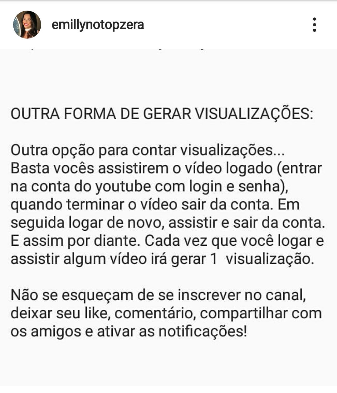 Canal topzera sertanejo, pedindo p seguidores gerar visualizações