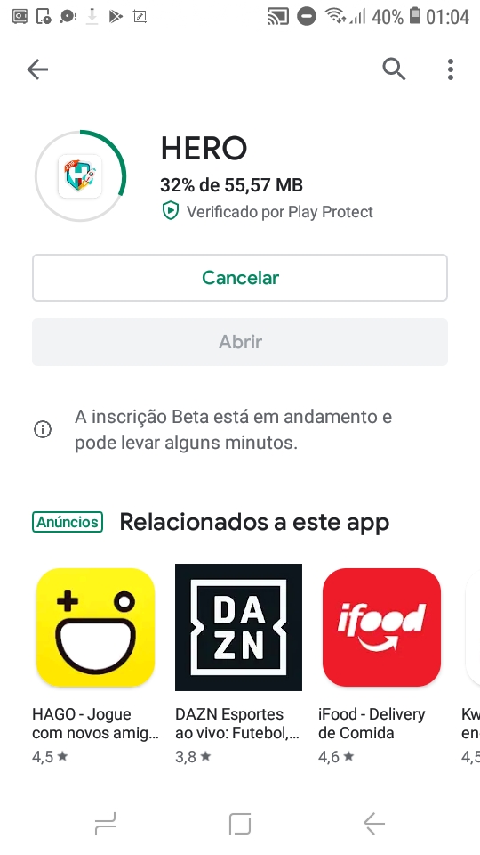 Não consigo instalar nenhum aplicativo da play store - Comunidade Google  Play