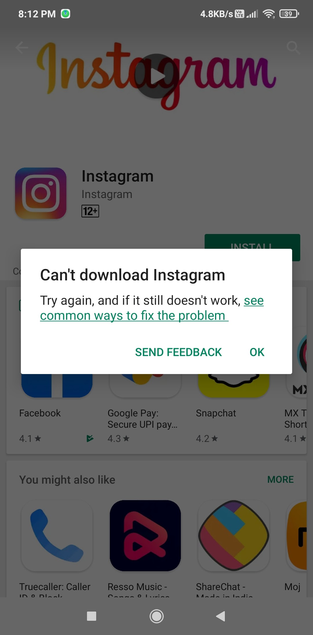 Why I cannot download some application in Playstore?