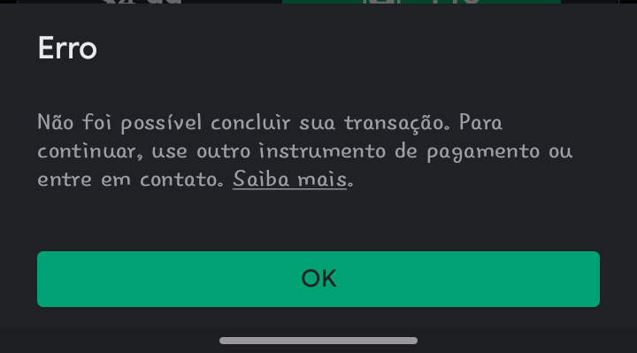 Já pedi reembolso a uma assinatura que cobrou do meu cartão e não