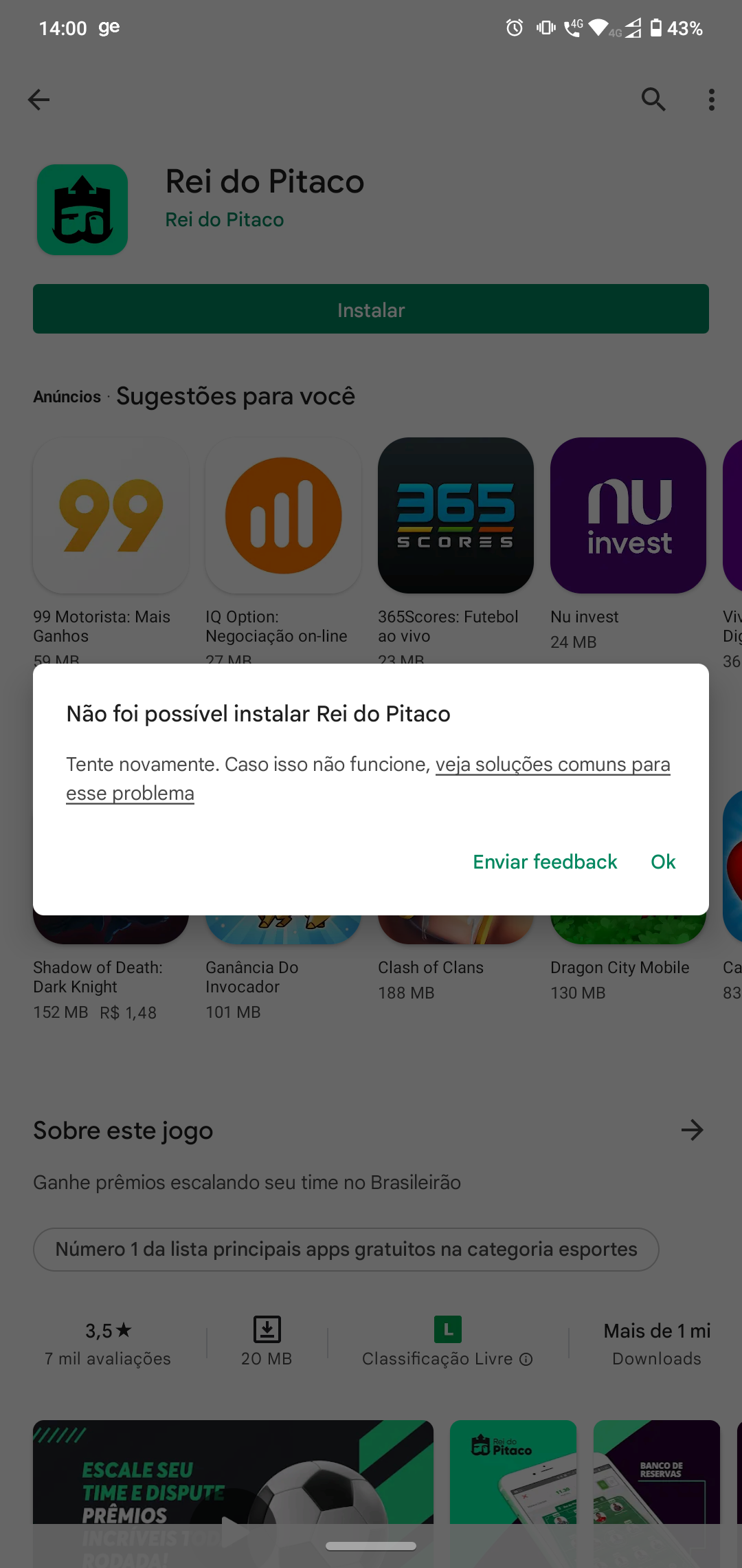 Indisponível para este app - Comunidade Google Play