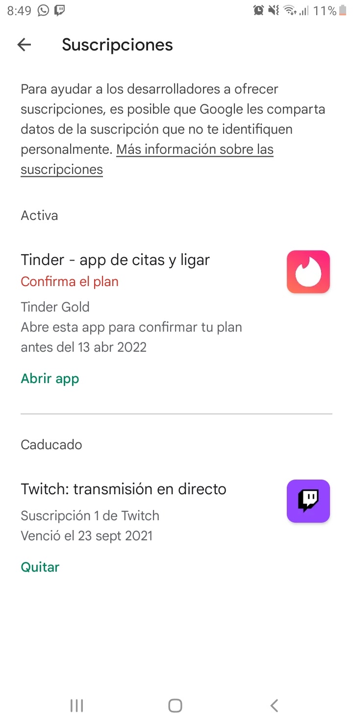 Reembolso GOOGLE TINDER - Comunidade Google Play