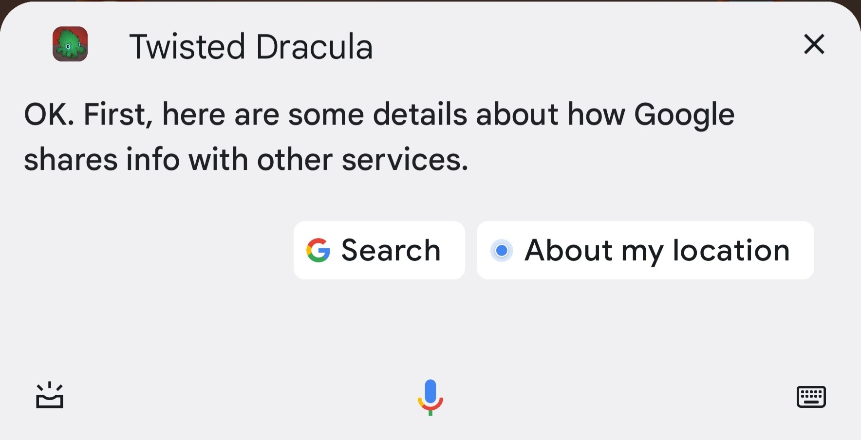 Assistant won't let me continue when trying to use anything that it has to  share info with services - Google Assistant Community