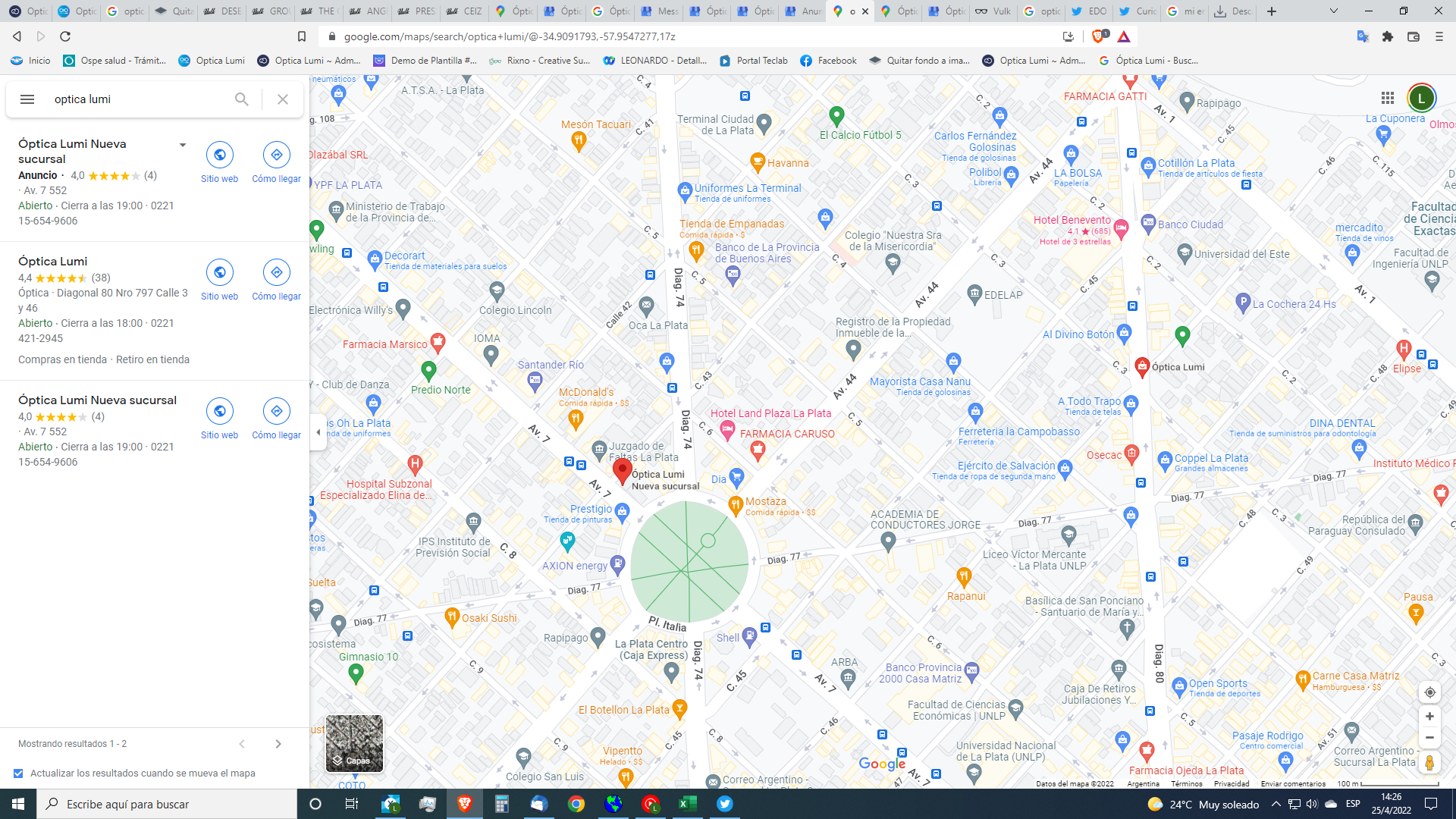 Hola buenas tardes Equipo de Google. Mi empresa de una sucursal no aparece  en google maps - Comunidad de Perfil de Empresa en Google