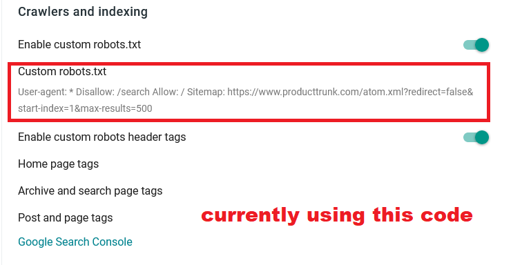 Custom robots.txt Code Blogger Community
