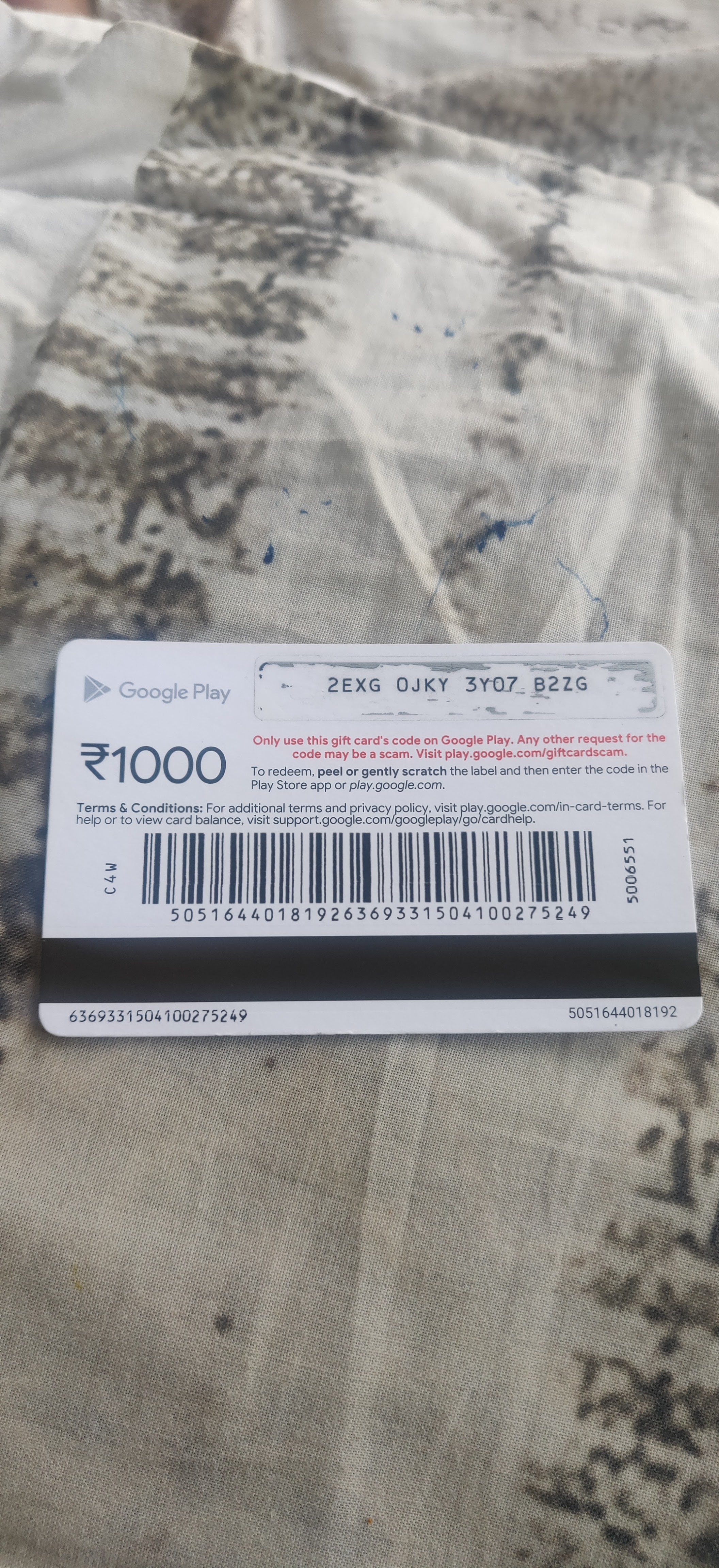 Gift Card Rs.1000 – Chennai Grocers