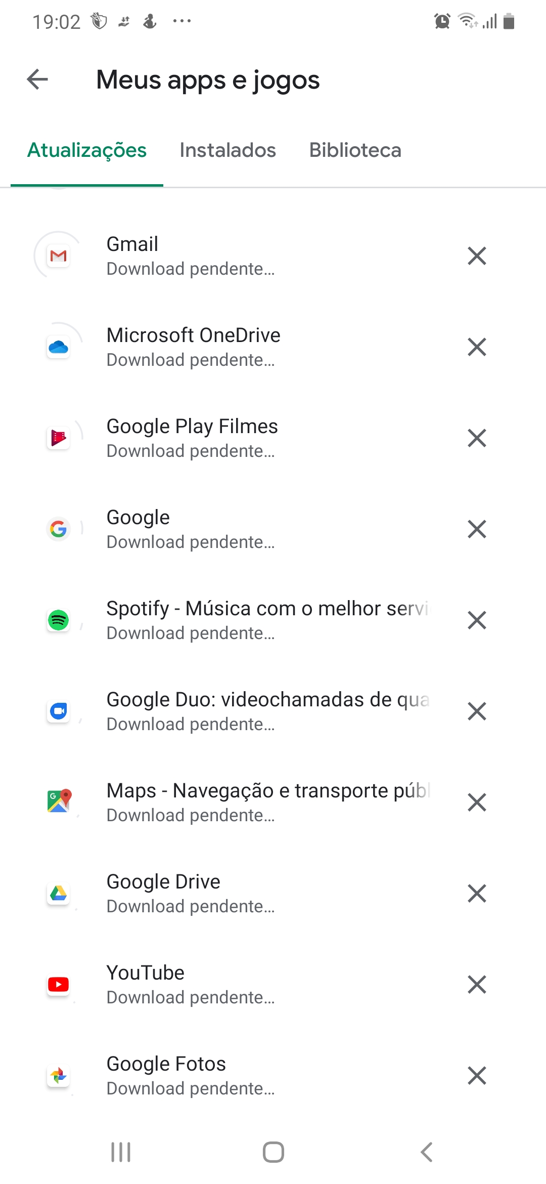 não consigo baixar aplicativos - Comunidade Google Play