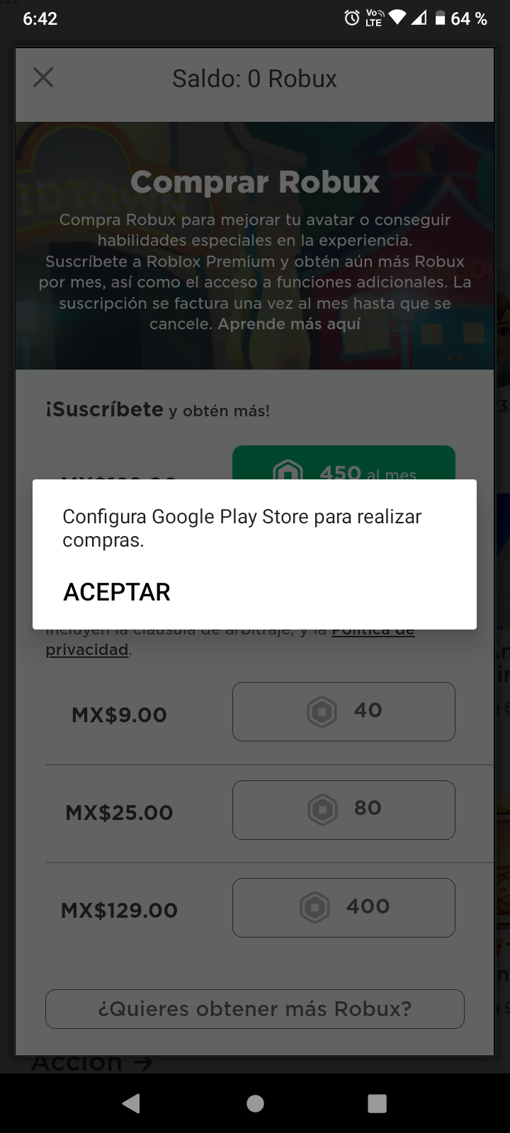 Cómo comprar robux con una tarjeta de Google Play