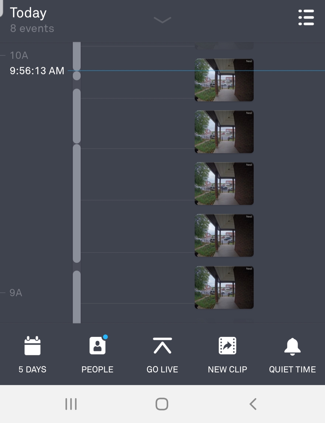 Constant Motion Alerts - Google Nest 