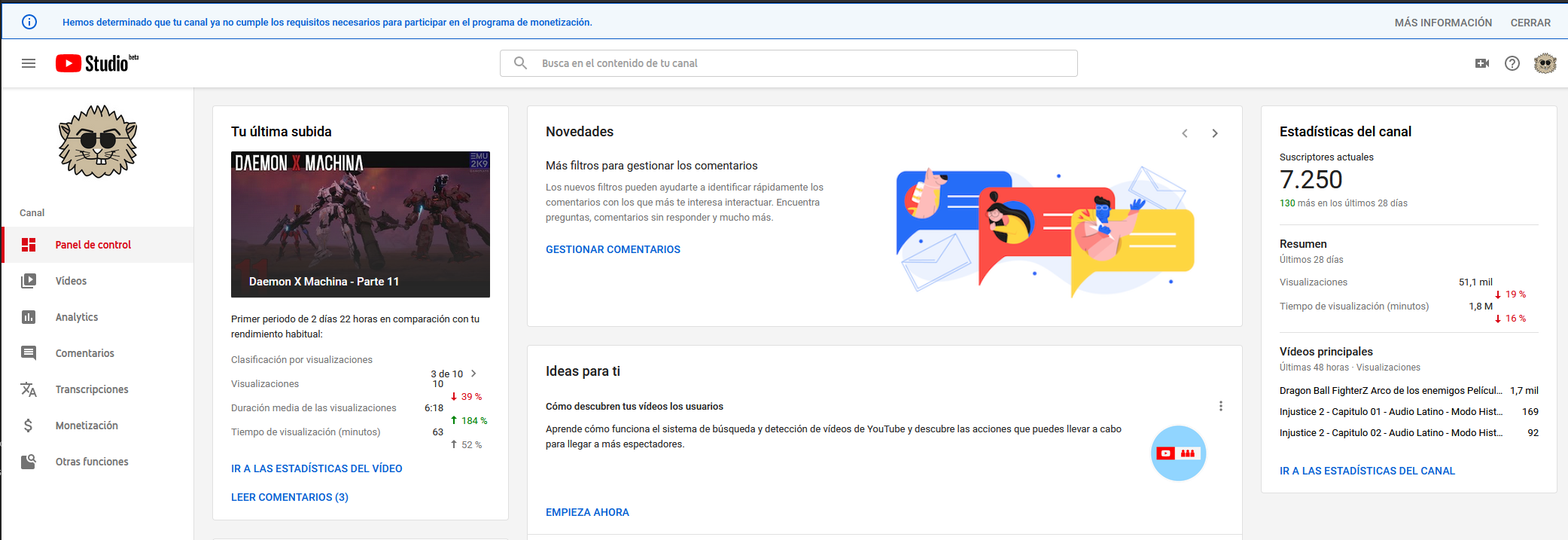 Por Que Me Desmonetizaron El Canal Al Completo Hace 2 Dias Youtube Community - 1000 maneras de morir en roblox youtube