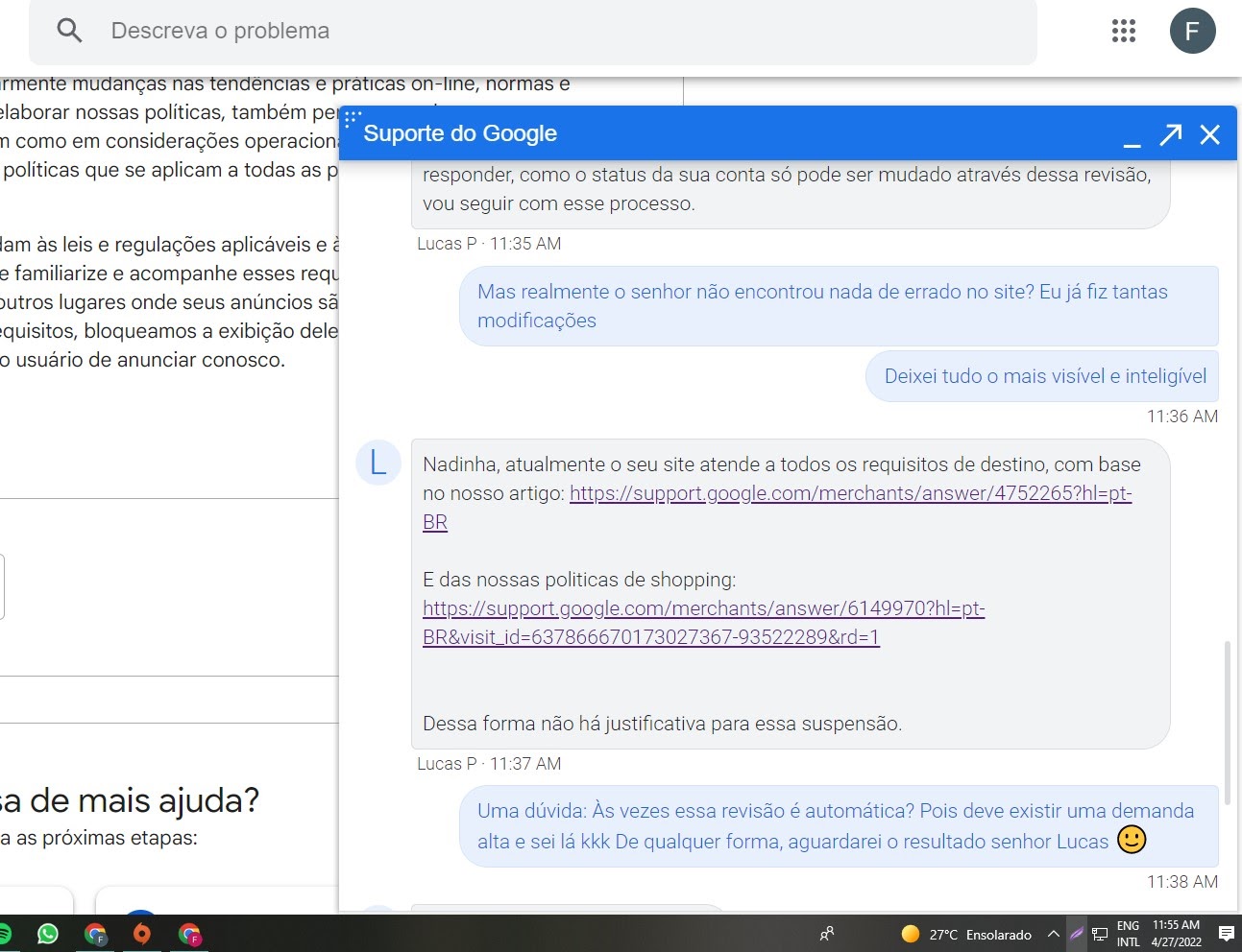 Conta Suspensa do Merchant Center - Comunidade Google Ads