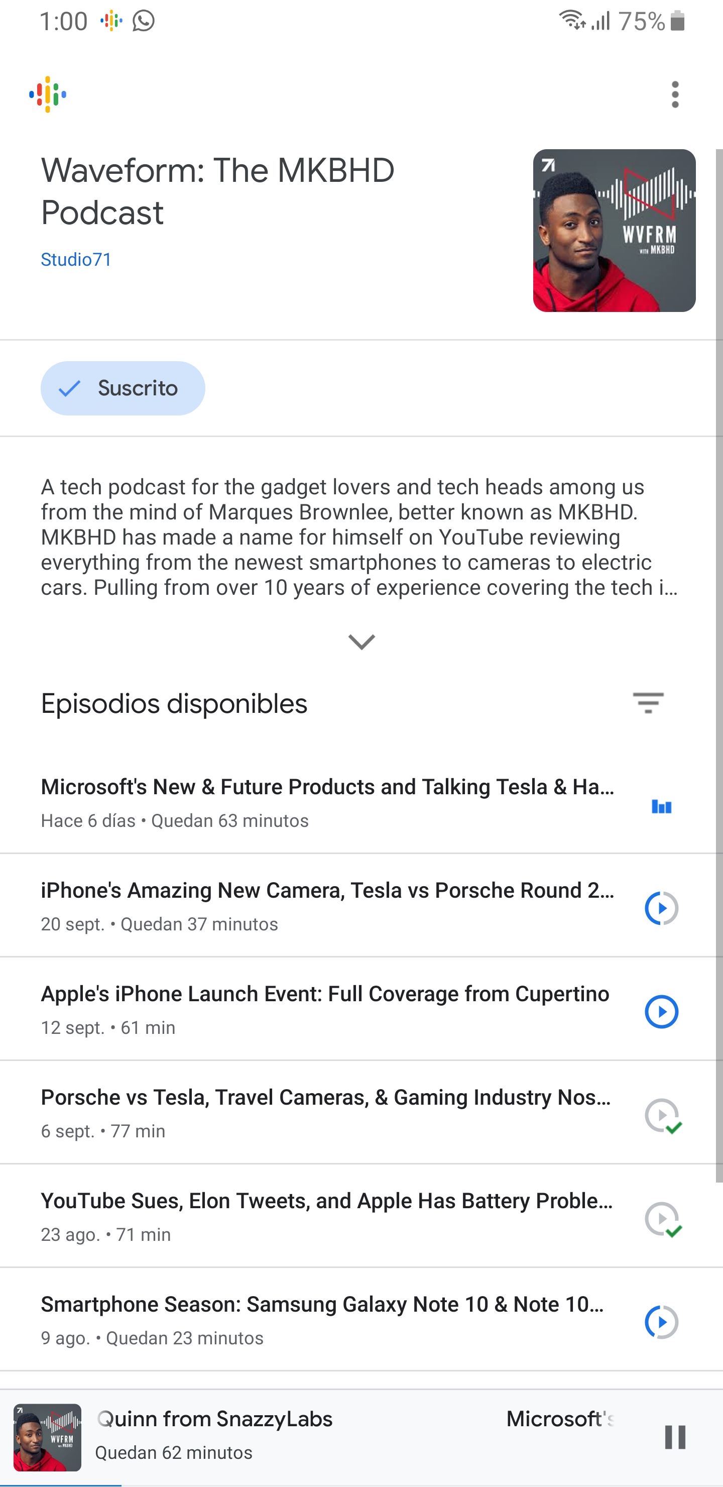 Google Podcast Dark Mode is a MUST. - Android Community