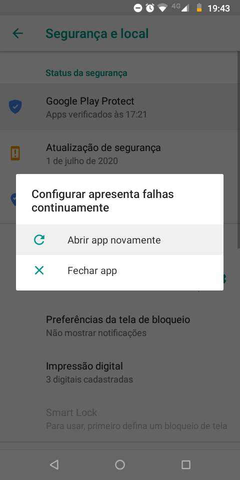 Google play store apresenta falhas continuamente - Comunidade