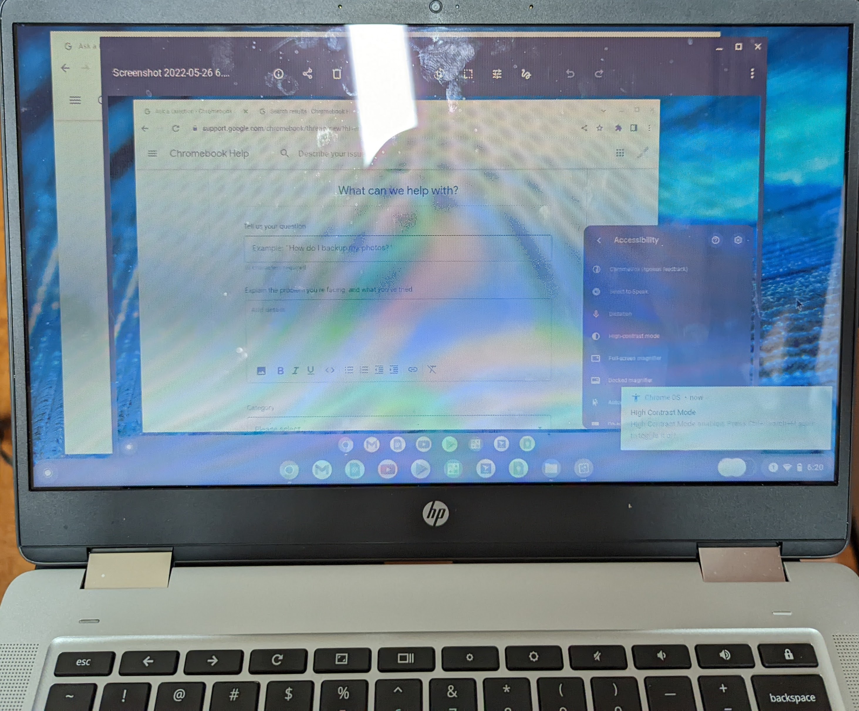 Chromebook Inverted colors BUT NOT on High Contrast Mode - Chromebook  Community