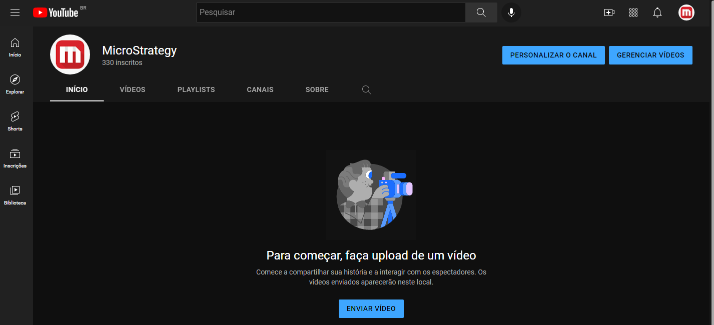 Como pesquisar um vídeo em um canal do  