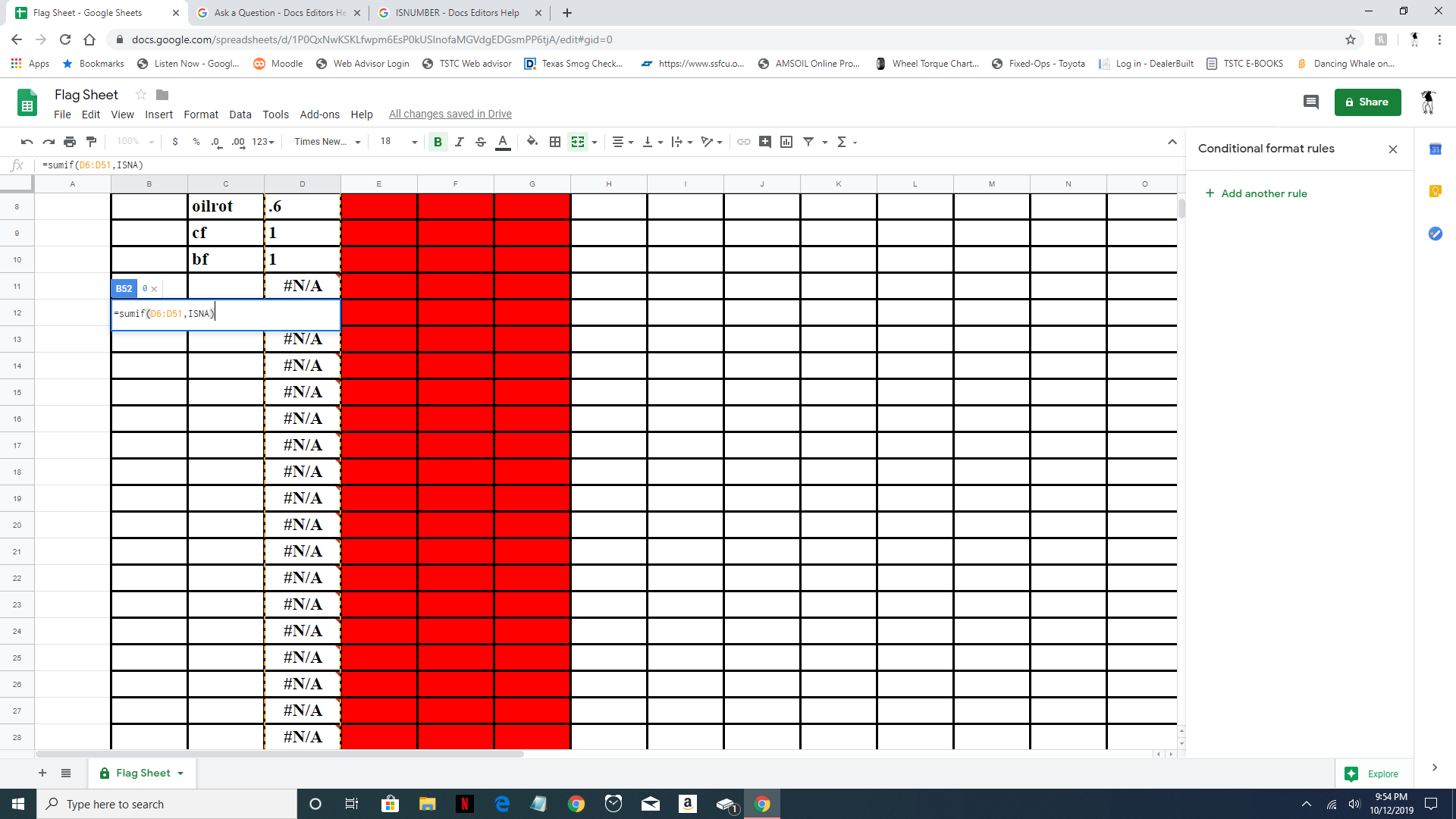 Google Sheets SUM Function