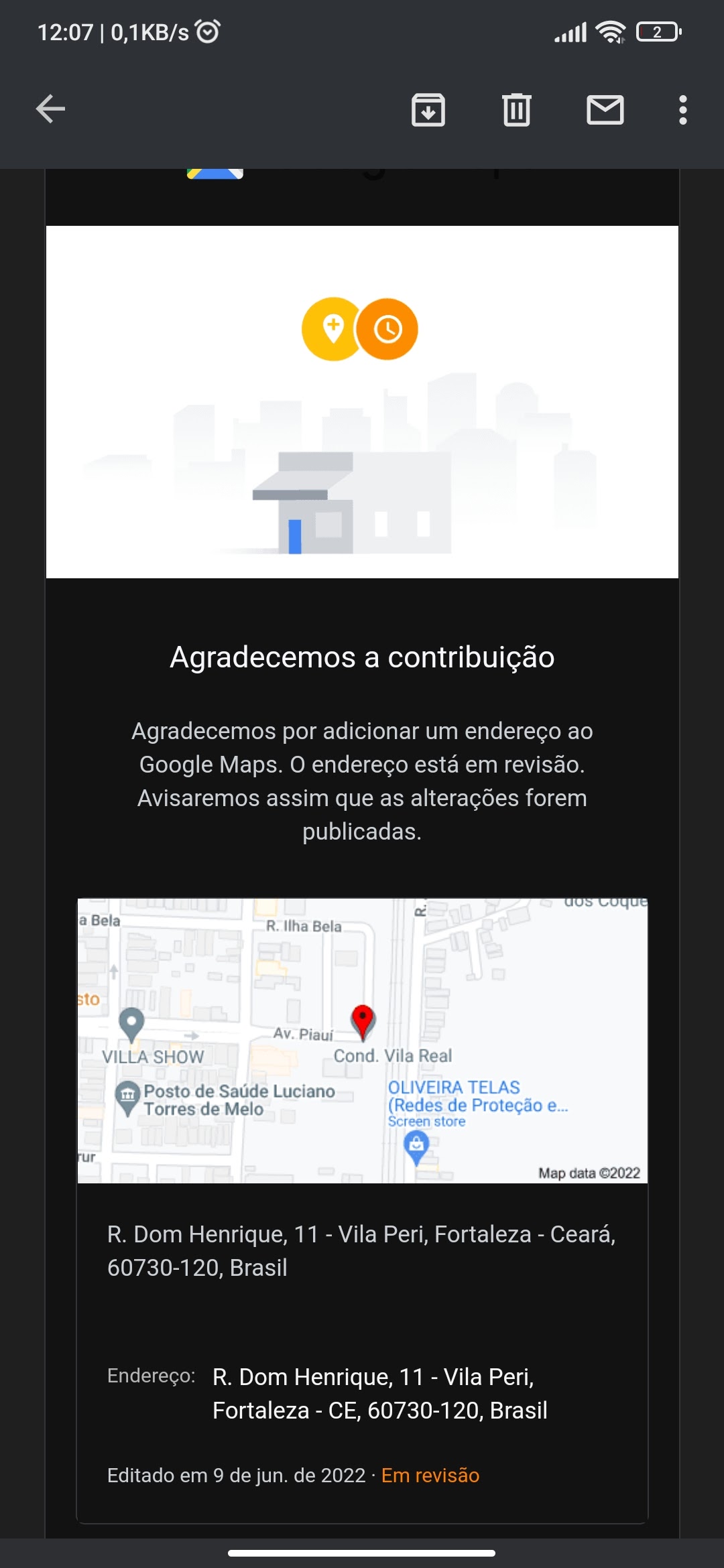 Localização muito errada - Comunidade Google Maps