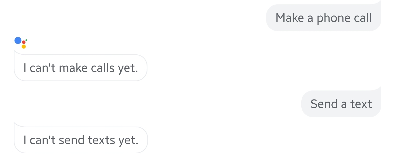 Assistant Has Stopped Being Able To Make Calls And Send Messages Google Assistant Community
