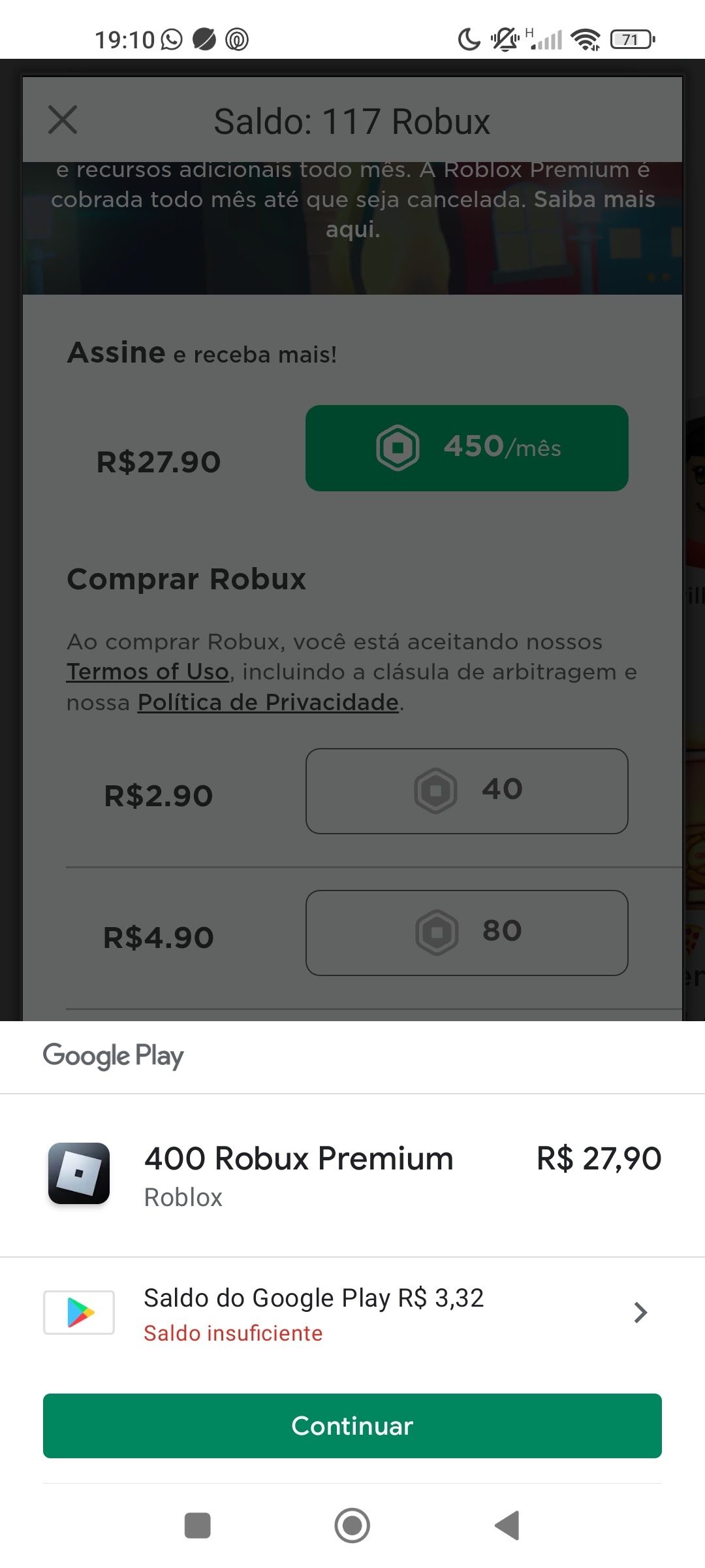 Não foi possível resgatar ó código. Ele só poder ser usado neste país:  Brasil. - Comunidade Google Play