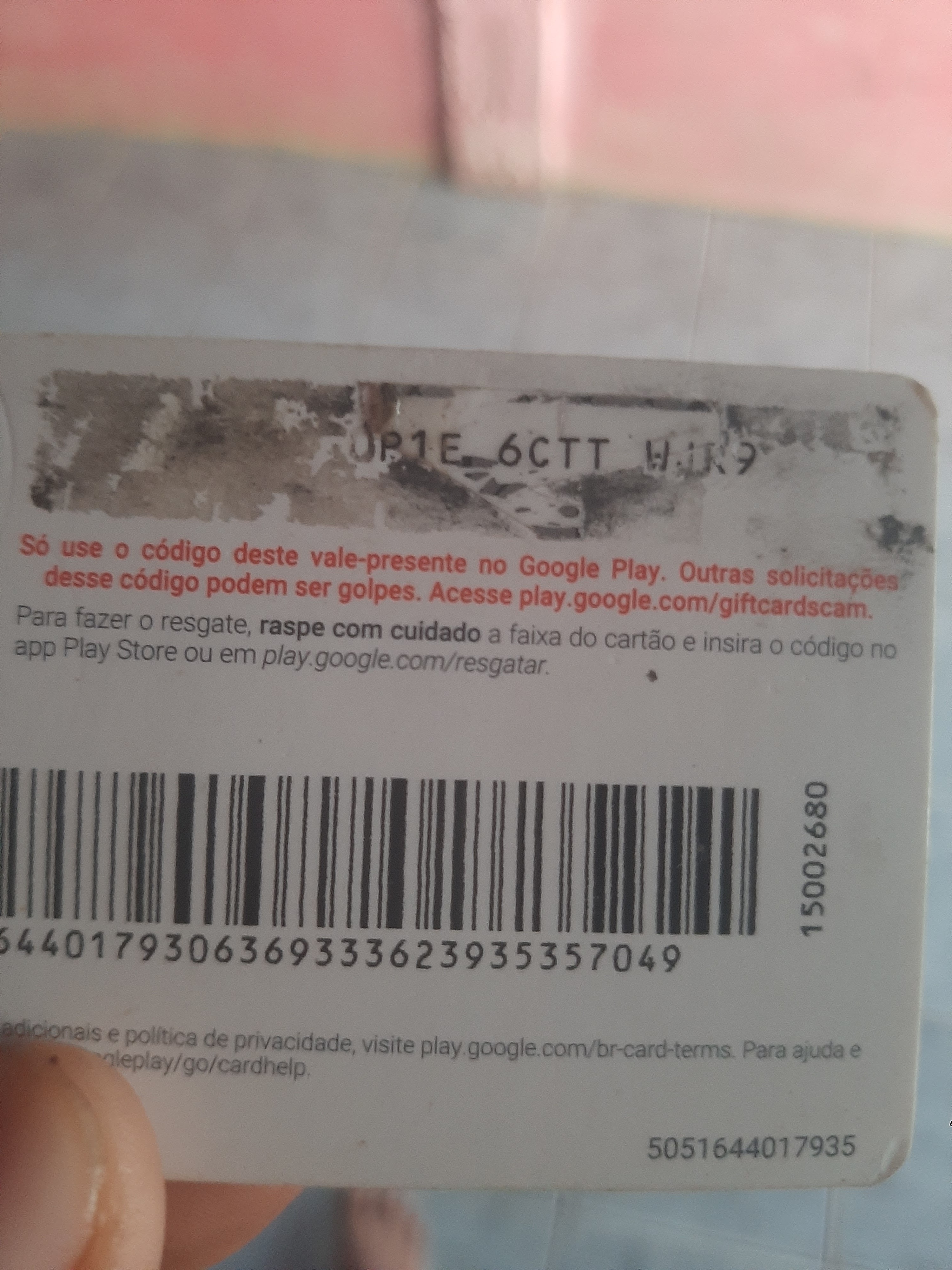 COMO USAR GIFT CARD CARTÃO GOOGLE PLAY NO FREE FIRE 