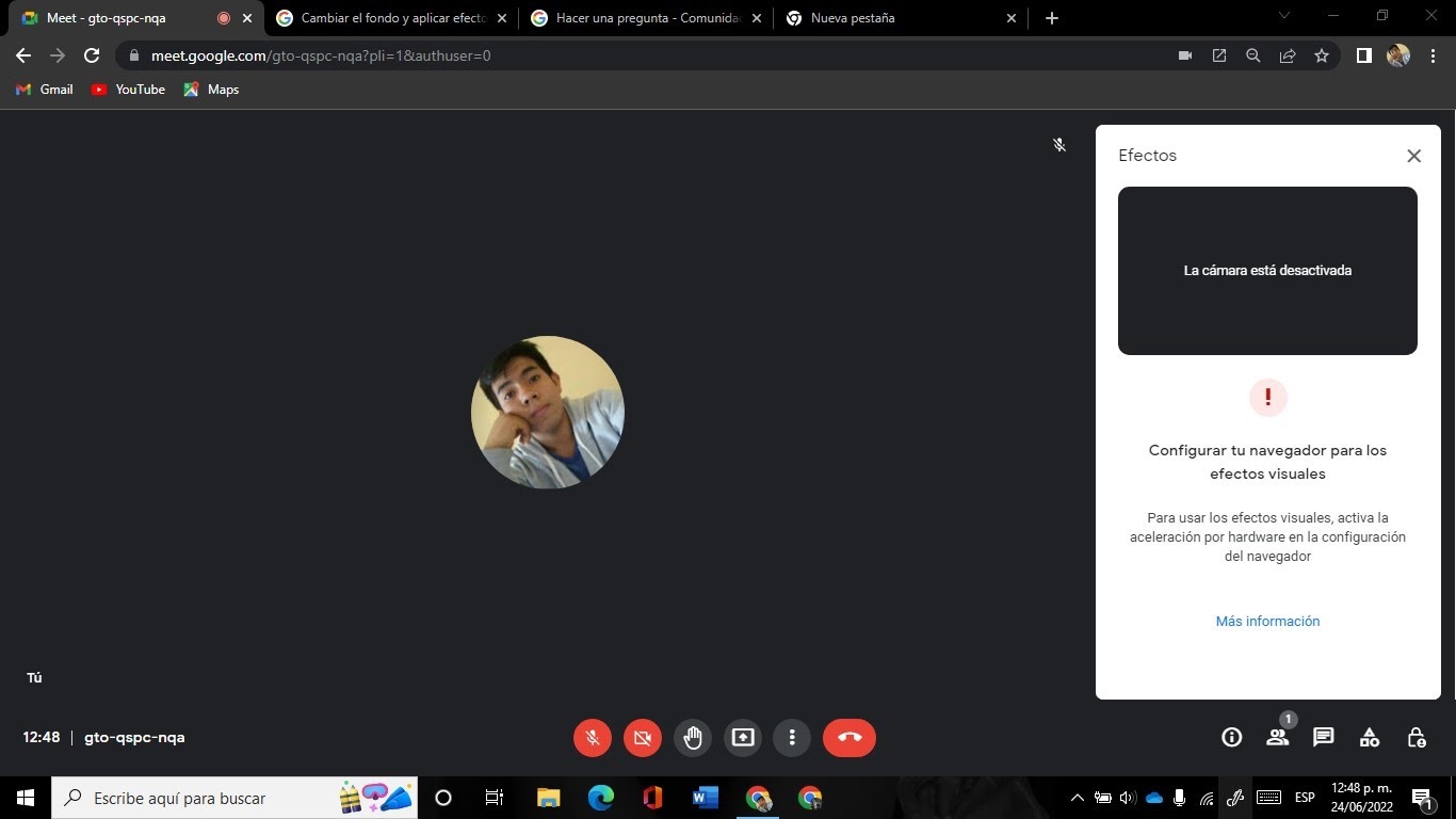 Cómo puedo poner los efectos visuales en google meet? - Comunidad de Google  Meet