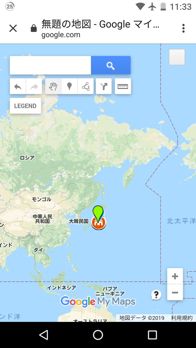 アンドロイドのマイマップでの検索結果の地図の縮尺 Google マップ コミュニティ