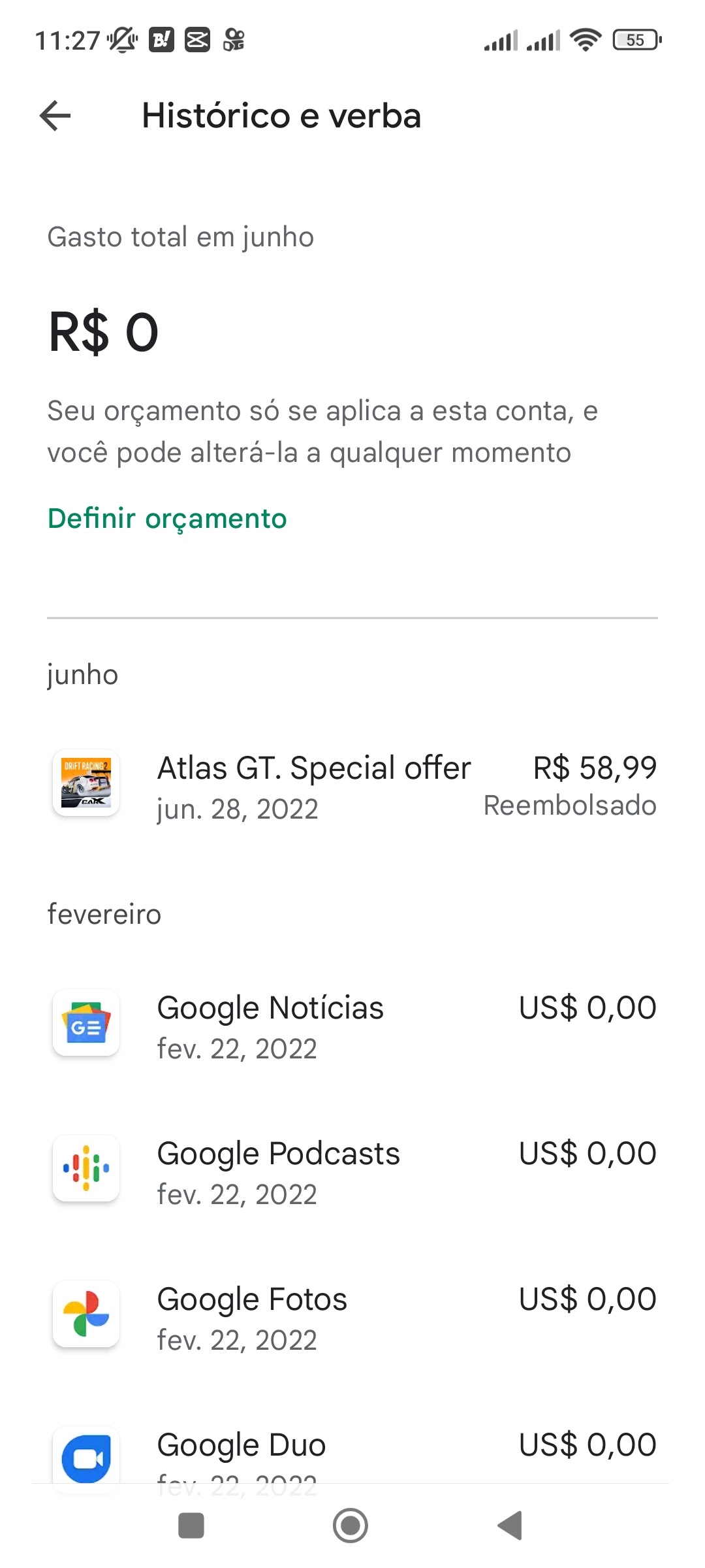 Alguém comprou coisas no meu dinheiro na Google play, quero um reembolso  total. - Comunidade Google Play