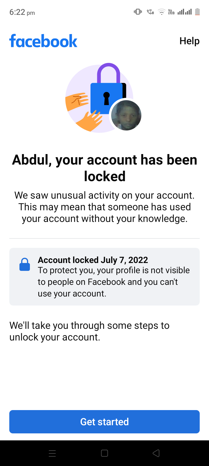 get facebook id