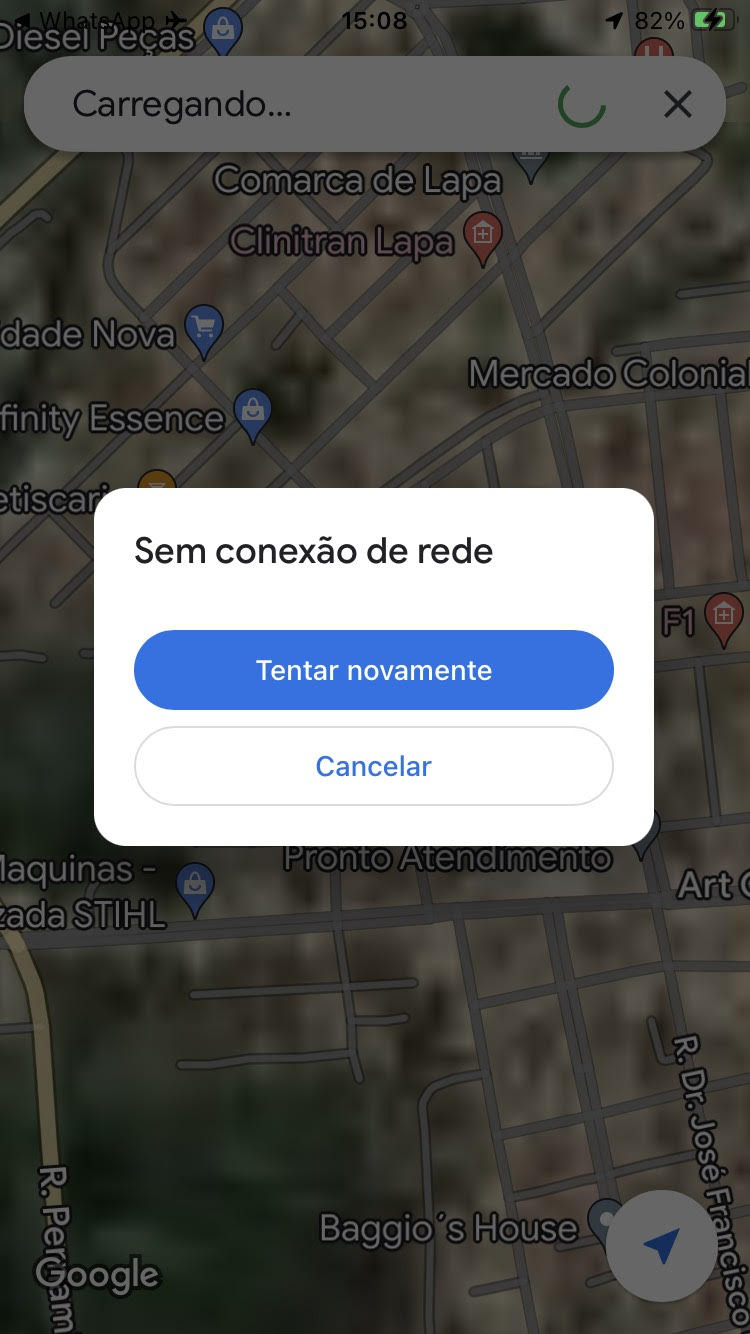 Localização muito errada - Comunidade Google Maps