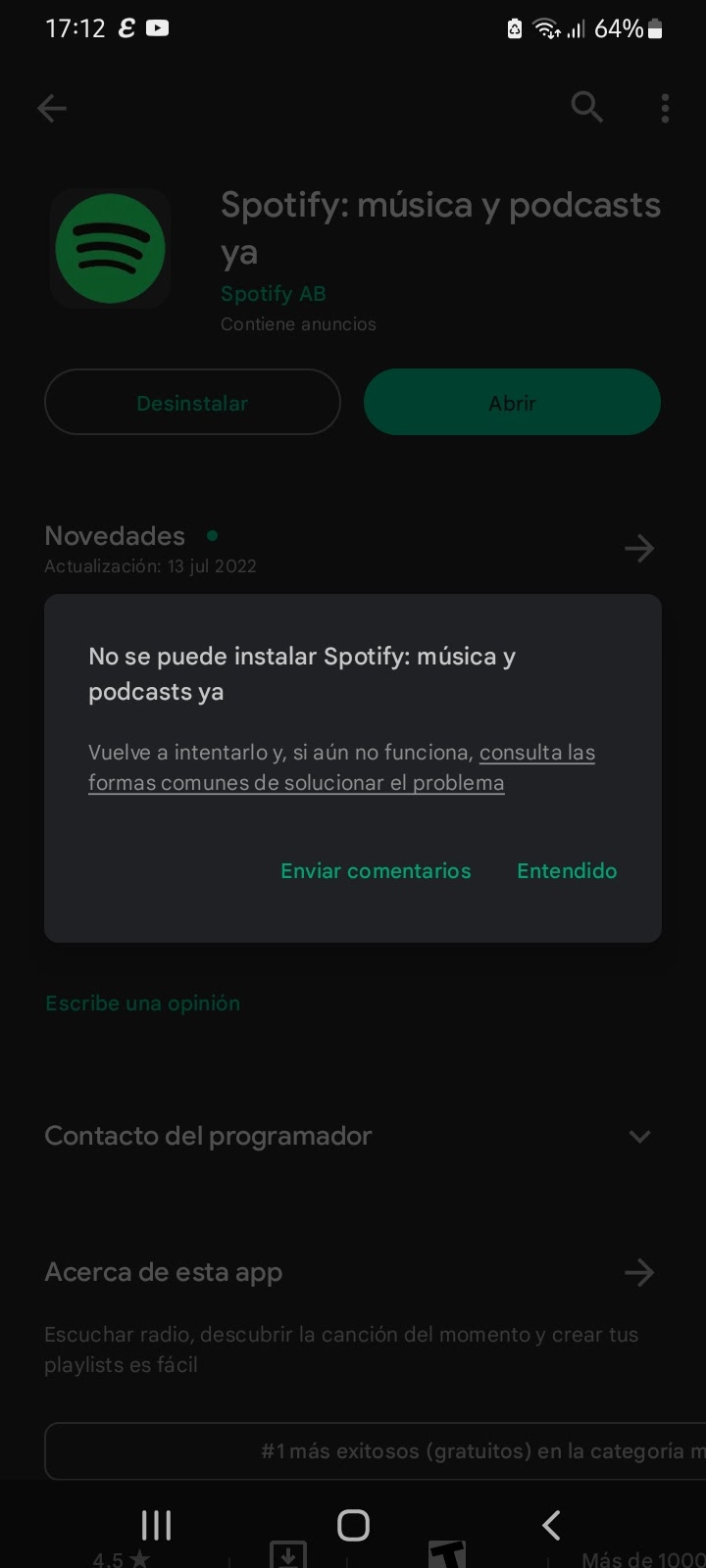 Iniciar sesión en Spotify: Qué hacer si no puedes entrar en tu cuenta