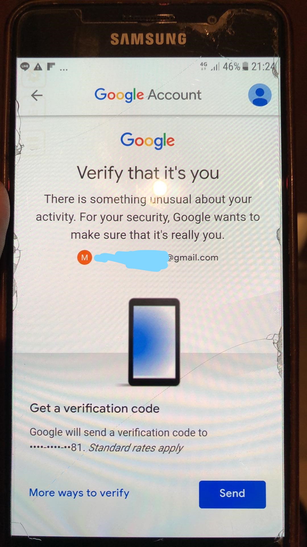 google-keep-sending-verification-code-to-old-phone-number-google