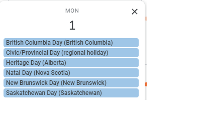 Using Canada Calendar (shows 6 province) and can't delete events from  Calendar - Google Calendar Community