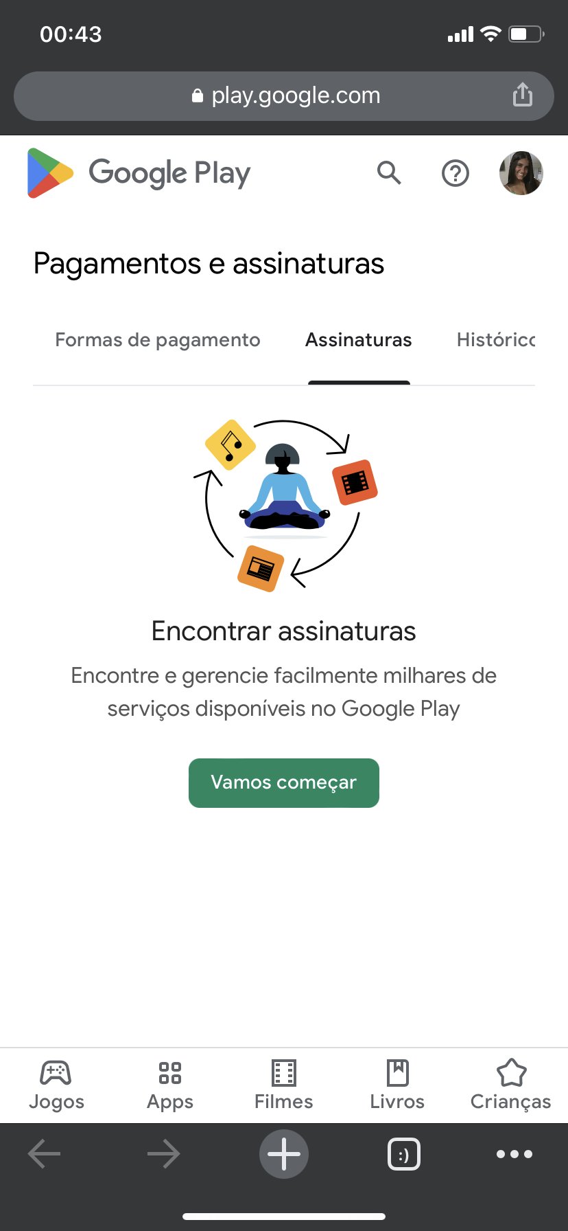 Como cancelar assinatura play store