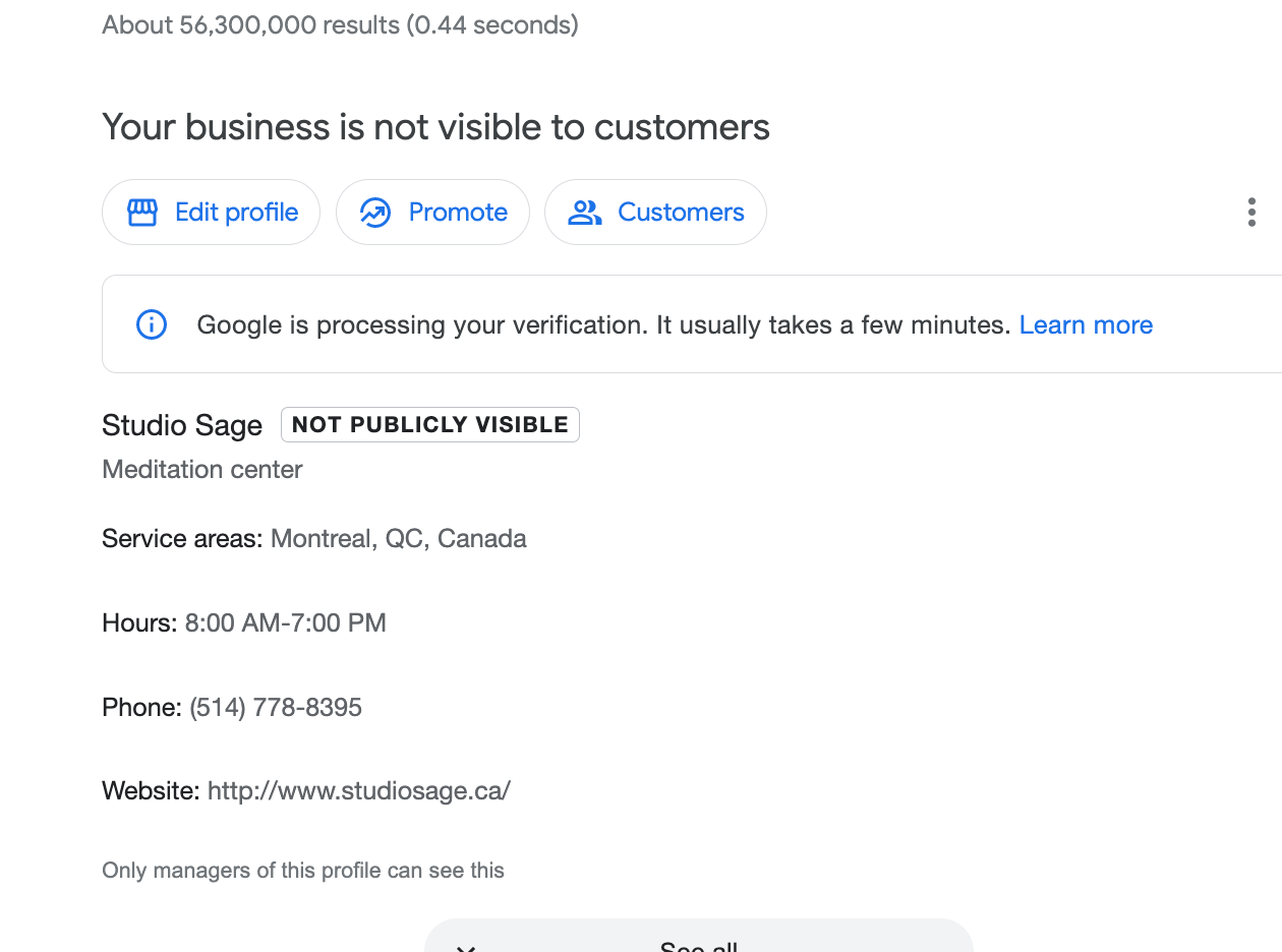 Why is my Google Business Profile not visible to customers?