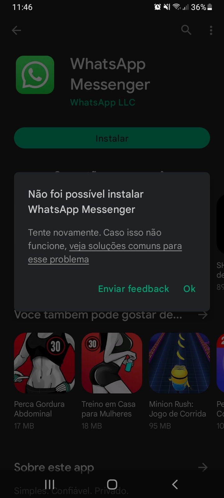 Meu kwai está com erros me ajudem por favor - Comunidade Google Play