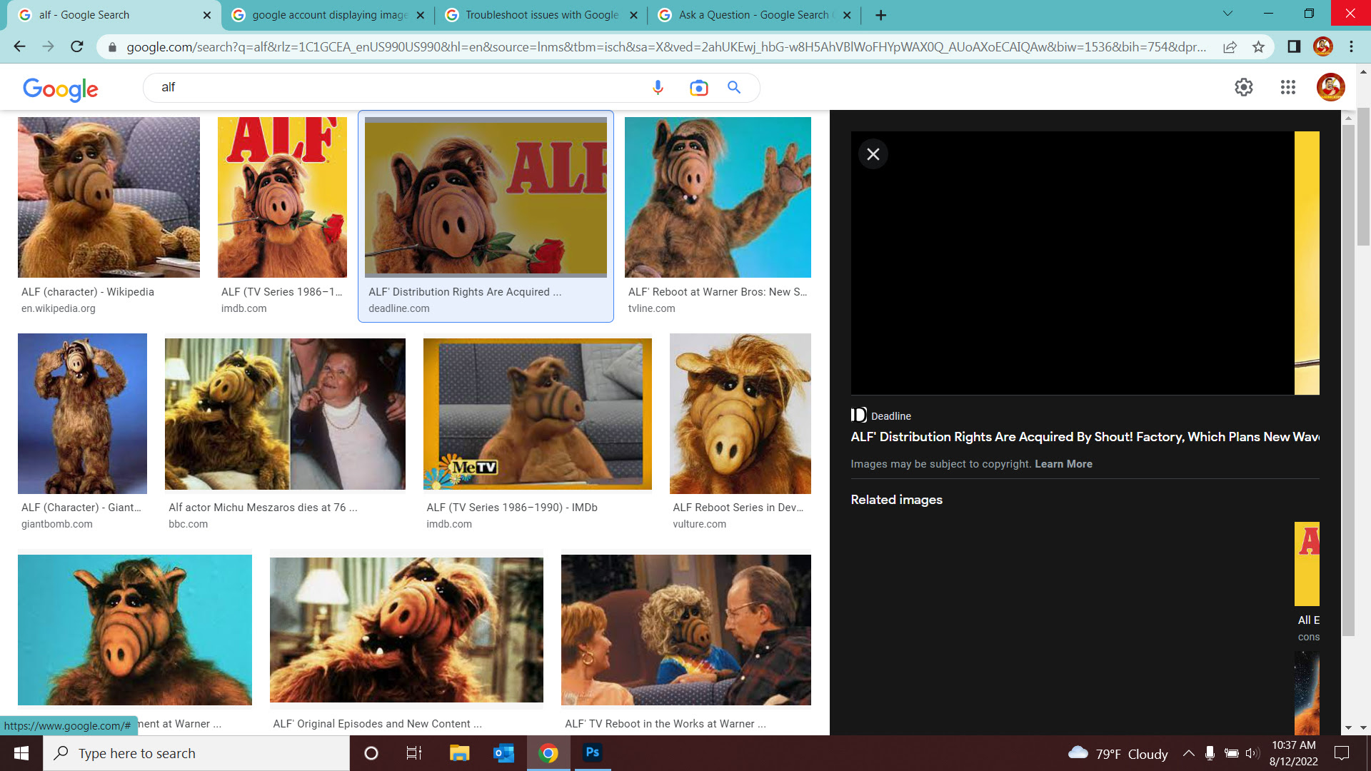 timberlan2番目の写真にちょっとやべれてますけど 目立つではありません Image Search Preview Misalignment (Tied to Chrome Account, not