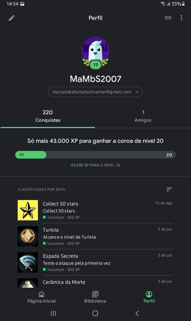 Como desbloqueio uma conquista que já fiz,mas não foi desbloqueada? -  Comunidade Google Play